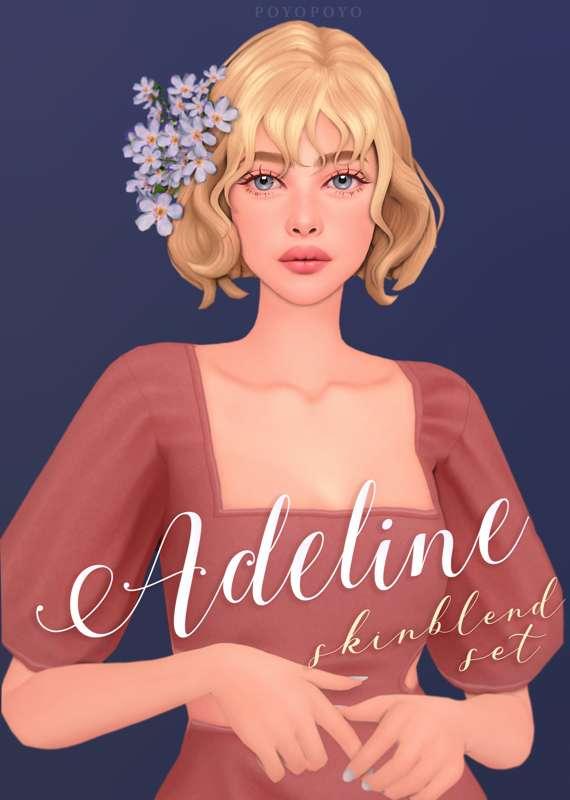 [PREVIEW]🌸Adeline Skinblend Set | Eyebrows N2-3 | Eye Contacts N16