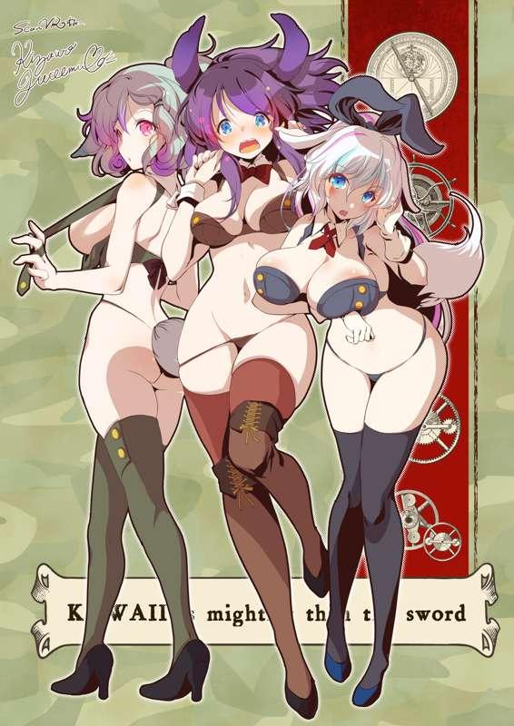 Bunny Girls on parade 
