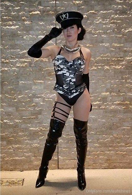 Leah means business!