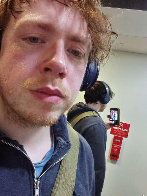Sweaty boy