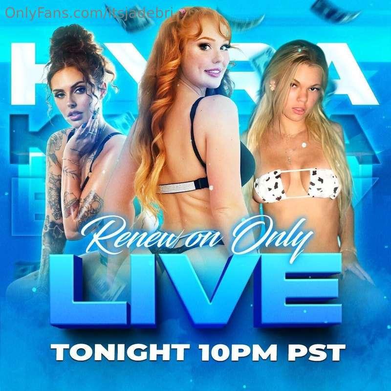 💙 G//G/G LIVESTREAM 💙 TONIGHT @ 10PM PST 📅Join me together w..