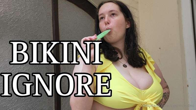 Oh my, I am poolside sucking on my popsicle in this heat whi..