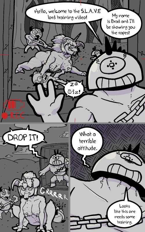 Comic: S.L.A.V.E training ft. Archer