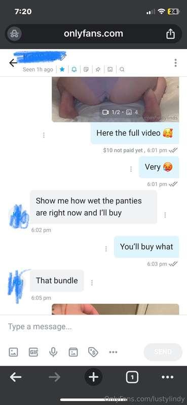 PSA: please don’t be “this guy” on OF. You’re wasting our ti..