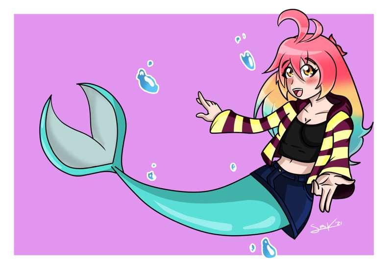 Sakura Doujinshi Mermaid