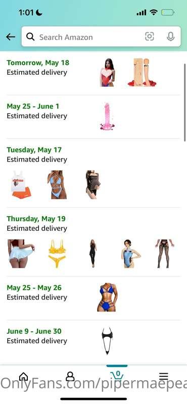 Ordered some goods for my suicide girls content trip! Oh yea..