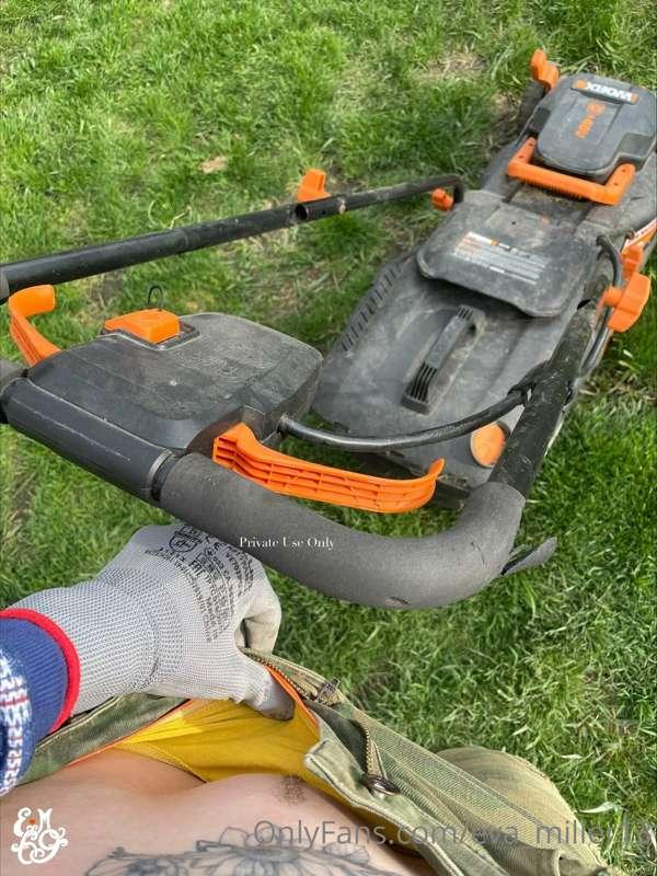 Today is my fav thing to do: work in the garden and to flash..