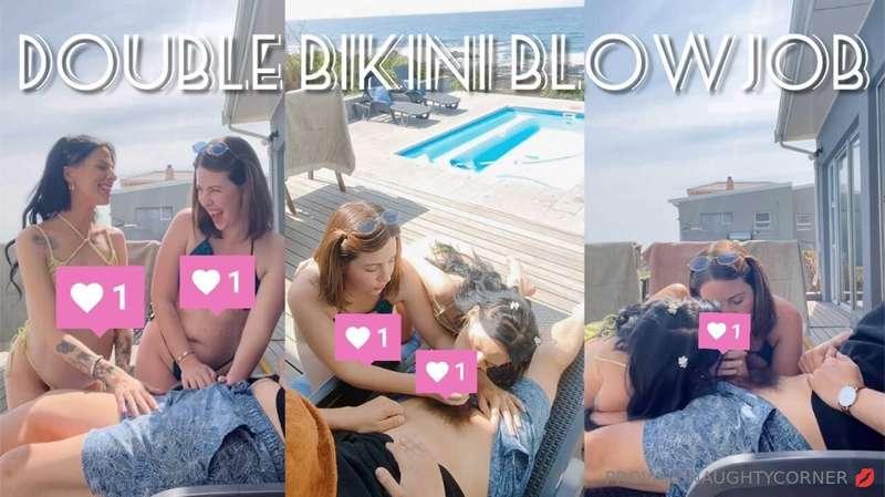 2 GIRLS GIVE BETTER HEAD 🍭👅💦Here your holiday fantasy cums t..
