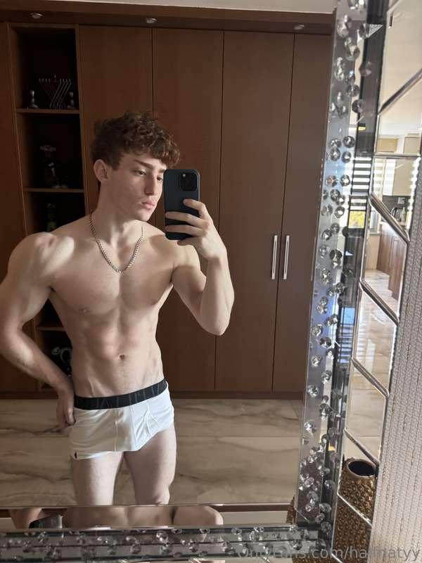 Underwear wrapped around temptation… care to unwrap? 😈