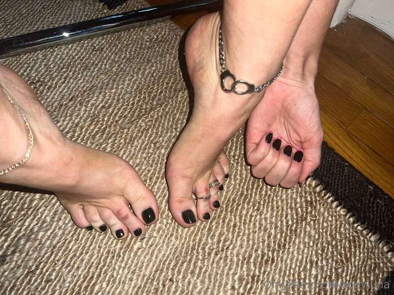 i don't mind if you cover them with cum... oops! 🤭