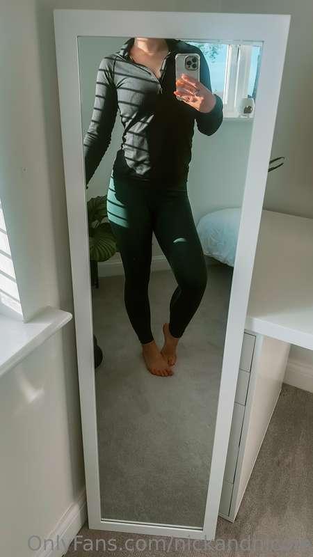 Bought some new gym leggings and top the other day, what do ..