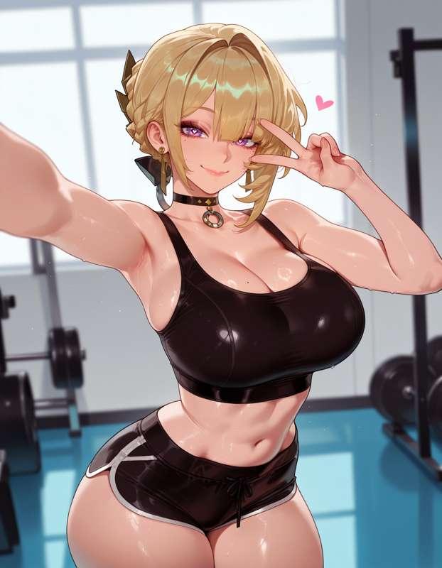 Evelyn Chevalier gym