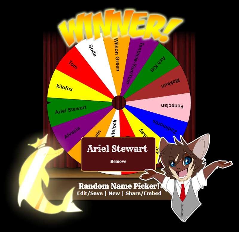 Giveaway winner!