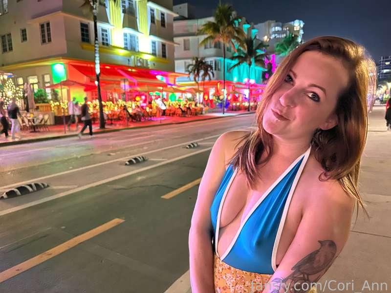 I hope everyone had a great Christmas!! 💚

I have a few more things from Miami. Here’s one of my fun nights! I got a LOT of looks in this see through top! Of course I had to take my boobs out even though it was see through 😈

#fyp #redhead #tattooed #greeneyes #tits #naturalboobs #boobs #flashing #public #nude #exhibitionist #nudeinpublic #lingerie