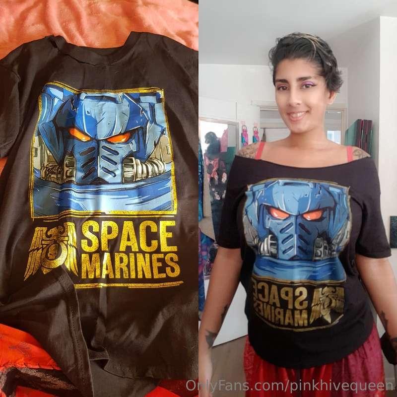Got fed up with this space marines shirt being too tight aro..