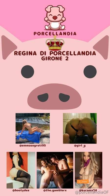 REGINA DI PORCELLANDIA (OTTOBRE)
GIRONE 2 - scorri per le fo..