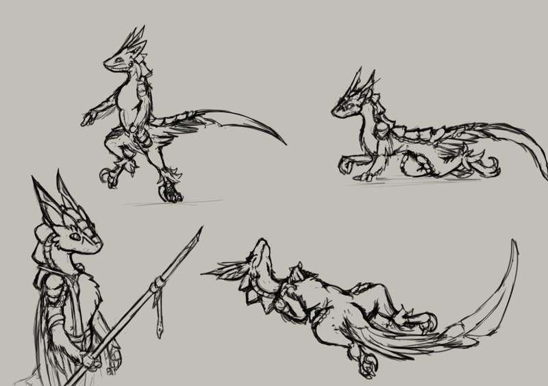 Some poses 