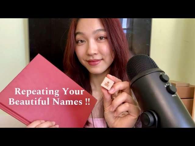 Repeating Your ✨Beautiful✨ Names 🥹