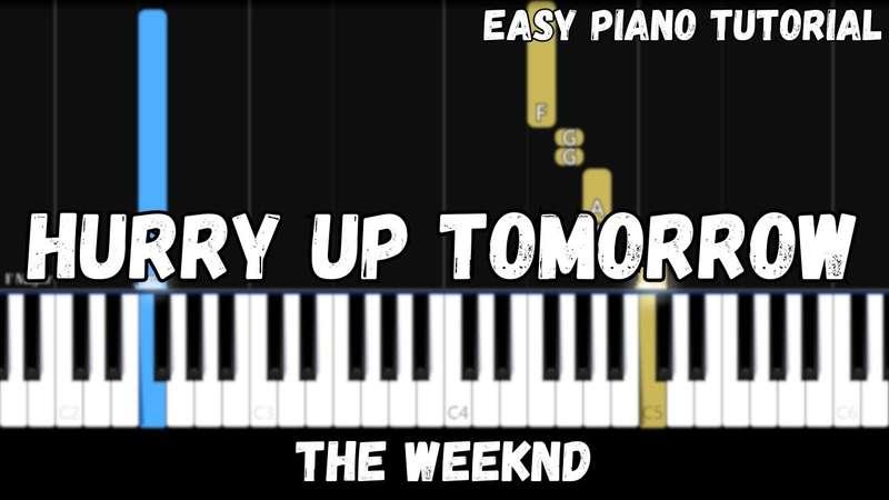 Easy MIDI - The Weeknd - Hurry Up Tomorrow (Atlantic Notes Arrangement + Tempo + Colors + Key)