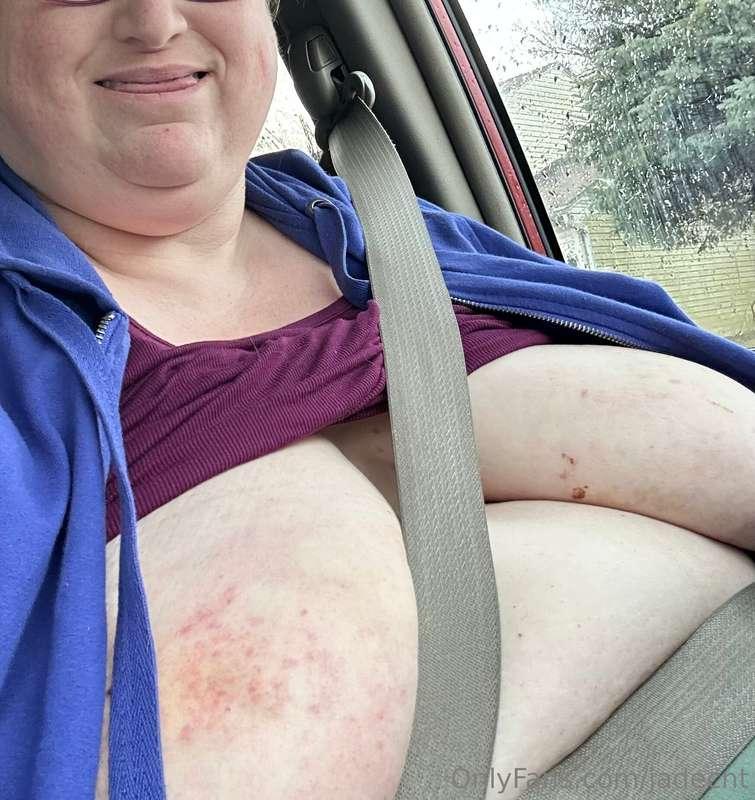 What would you do if you saw me drive by like
this? ;)