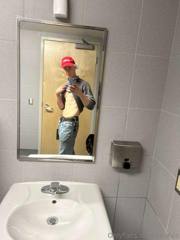Taking you to the work bathroom with me ;) but the video for..