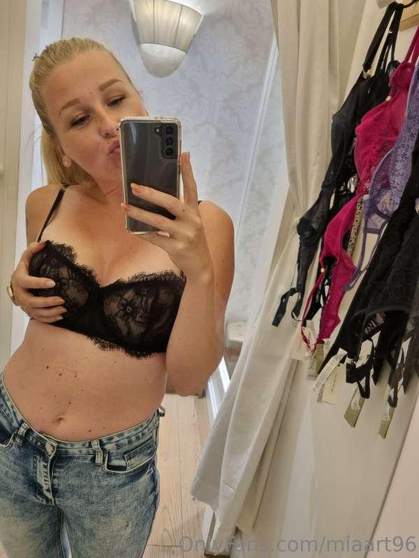 shopping for bras 😛