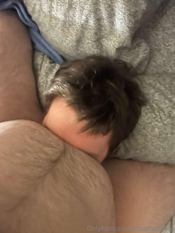Step bro likes it when I sit on hit face with my cock down h..