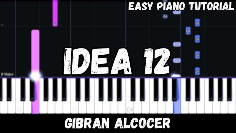 Easy MIDI - Gibran Alcocer - Idea 12 (Atlantic Notes Arrangement + Tempo + Colors + Key)