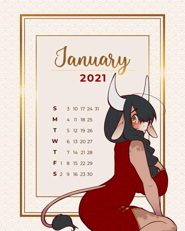 January Calendar 2021