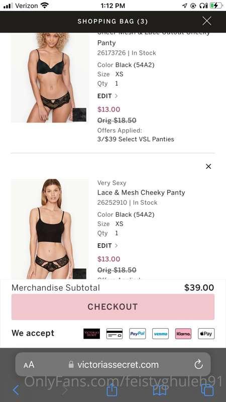If anyone is interested …. I gotta get new panties for a dre..