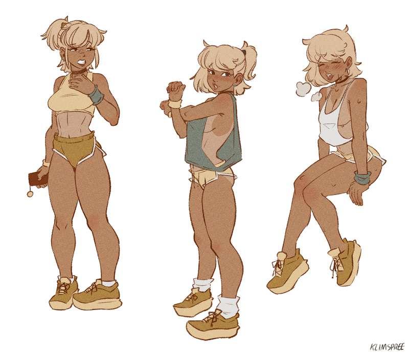 Gyaru poses 