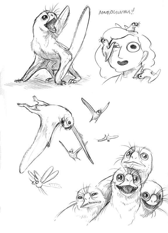 Extinct Creatures-- Anurognathus