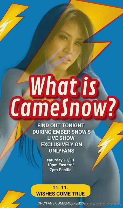 Don't forget!! LIVE SHOW TONIGHT (10PM Eastern/7PM Pacific) ..
