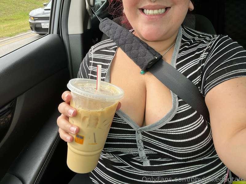 tried to make myself feel better by getting coffee and drivi..
