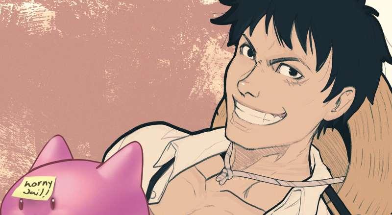 Luffy clean sketch (one piece)