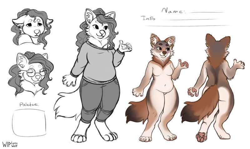 Coyote girl reference |WIP2|