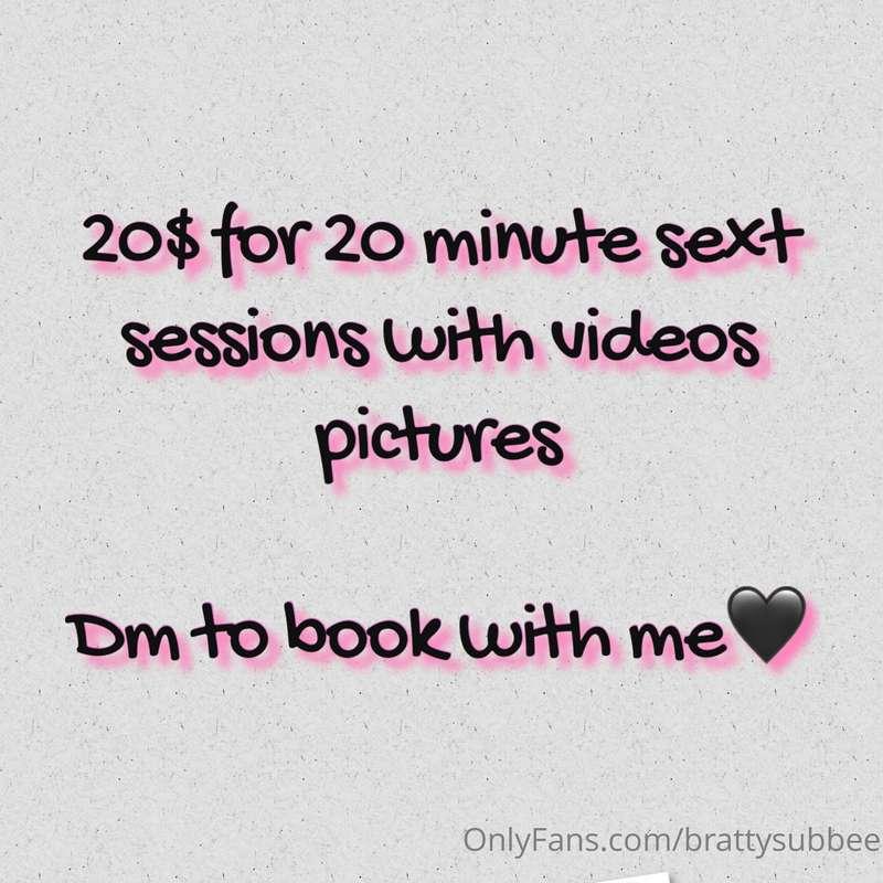 Book sext apts for 20 minutes🖤 I’d love to make you cum ;)