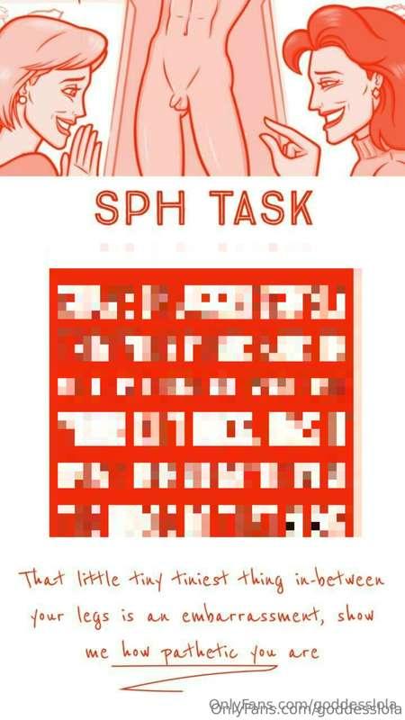 Unlock this SPH task that is for you. 😈😏