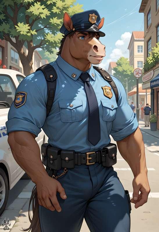 Who says that cops aren't handsome?