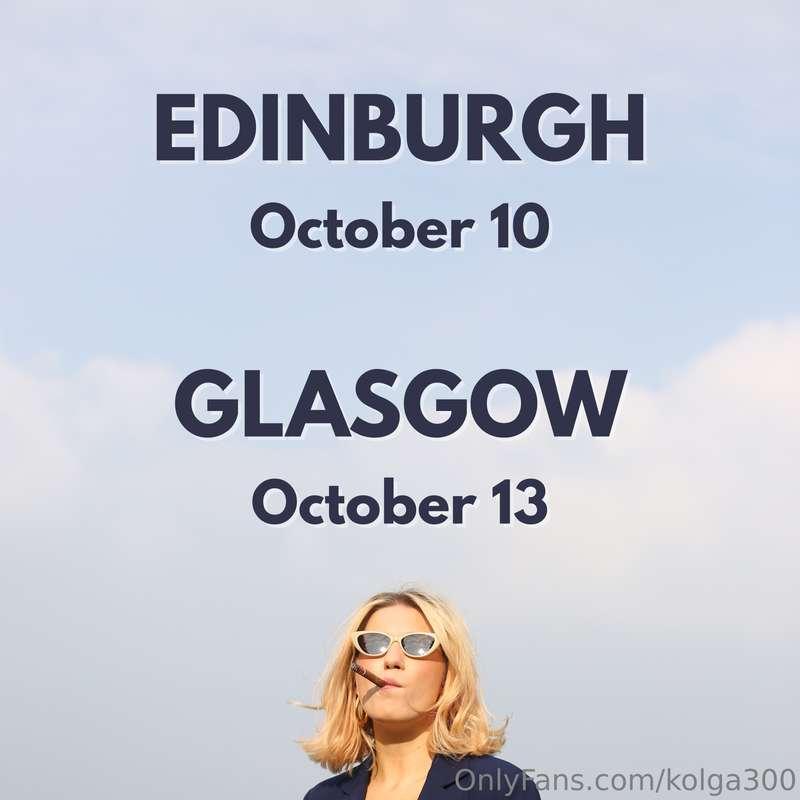 I'm heading to SCOTLAND this week and I'd love to see you th..