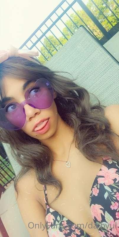 Sunny Days ☀️
Come take a dip in the pool with me! 
✨️💫💕If a..