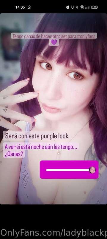 🇪🇸Qué opináis? Vuelvo a sacar mi lado dulce?💜

🇬🇧What is you..