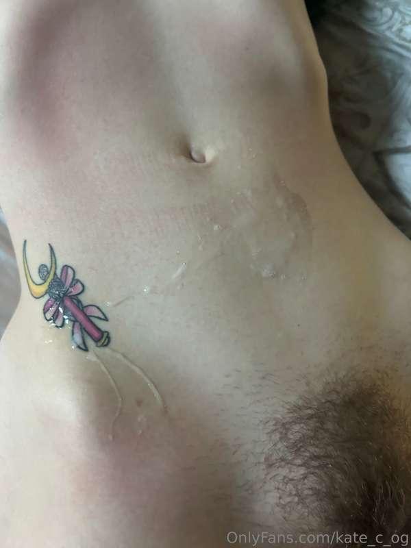 Well…I got cum on me again.