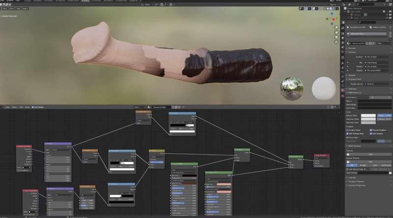Procedural Horsecock Color Shader