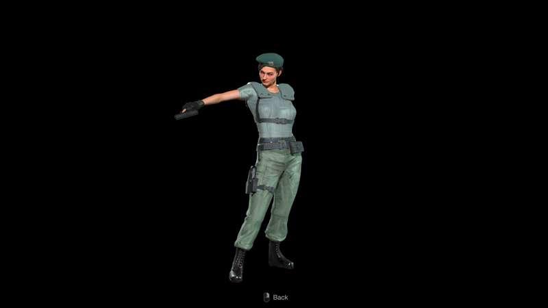 Jill Valentine Stars RE1 Outfit | W.I.P