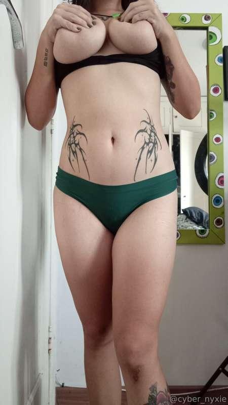 I've been so horny I can't stop touching my own boobs