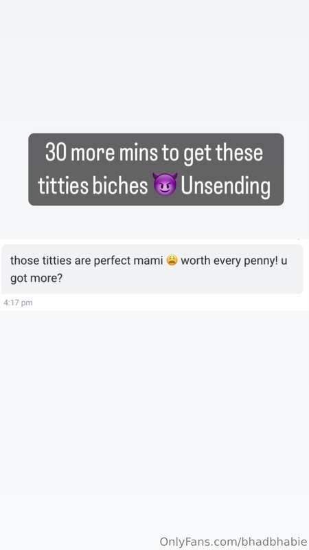yuppp i sent my nips out 😈 im on demon time early today bich..