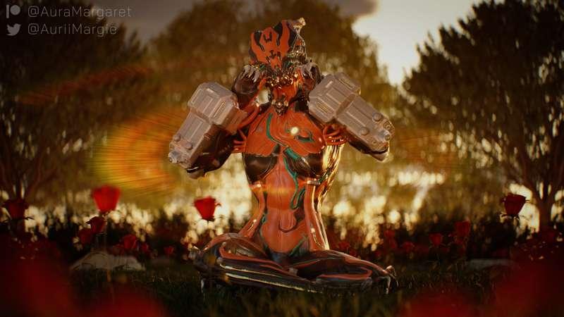 [2160p] [Warframe] Valkyr doing kitty things