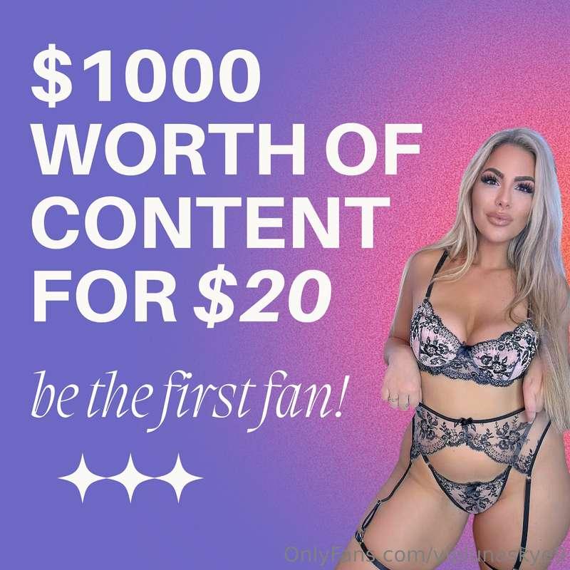 ***Only $20 for $1000 worth of the *HOTTEST* content!*** BE ..