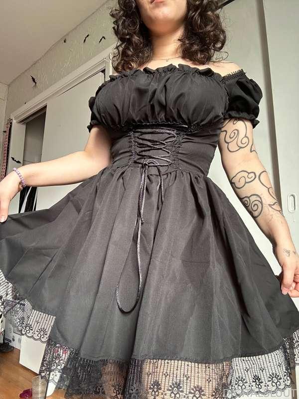 my new dress! should I film something naughty in this? 

#petite #babydolldress #bigboobs #tattoos